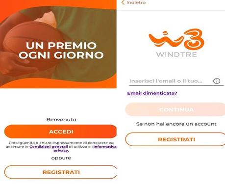 Cómo registrarse en el sitio web de WINDTRE