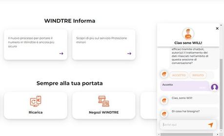 Cómo registrarse en el sitio web de WINDTRE