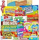 American Candy Box - American Candy and Chocolate Hamper Box - USA Sweets - Cumpleaños, Semana Santa, Día de la Madre, Rellenos de Pascua - Heavenly Sweets