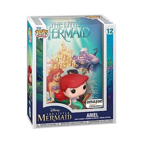 Funko Pop! VHS Cover: Disney, Ariel, The Little Mermaid, la Sirenita, Amazon, Figura de Vinilo Coleccionable, Idea de Regalo Mercancia Oficial, Juguetes para Niños y Adultos