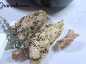 Solomillos pollo ajos