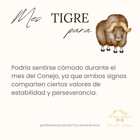 Horóscopo chino mes Conejo para la Rata, Buey Tigre y Conejo