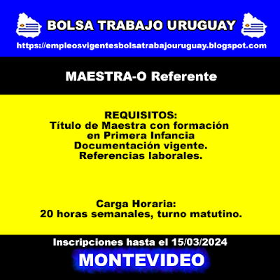 MAESTRA-O Referente