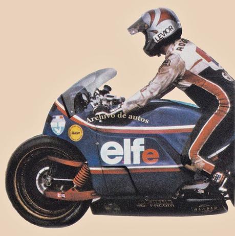 Elf E la motocicleta francesa diferente del año 1981 Elf E la motocicleta francesa diferente del año 1981