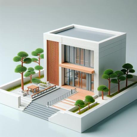 Árboles en miniatura: Maquetas arquitectónicas