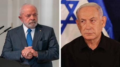 Querella del brasileño Lula contra Netanyahu por el genocidio en Gaza