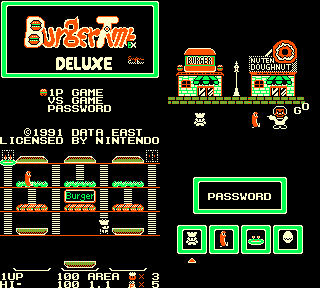 [Hack] Burger Time Deluxe – EX (Game Boy)