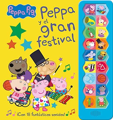 El Mejor 10 pepa pig de 2024: La Elección de los Especialistas Peppa Pig. Libro con sonidos - Peppa Pig y el gran festival: ¡Con 18 fantásticos sonidos!