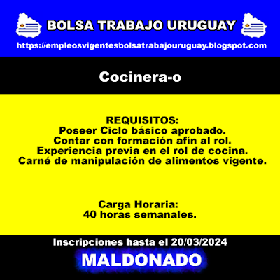 Cocinera-o