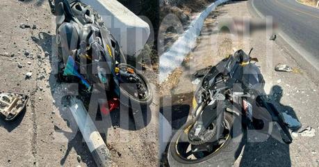 Motociclista fallece al derrapar en la carretera Rivoerde