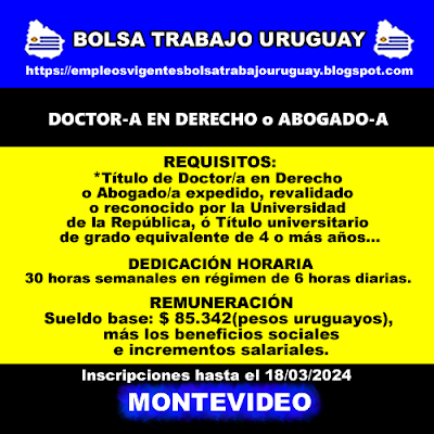DOCTOR-A EN DERECHO o ABOGADO-A