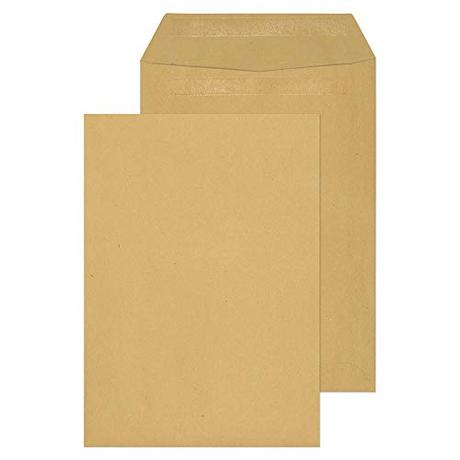 Blake C5 229x162mm 80gsm Manilla Value Pocket Self Seal Plain Envelopes (Pack of 500)