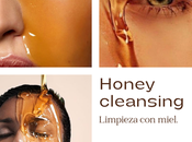 Limpieza facial miel.