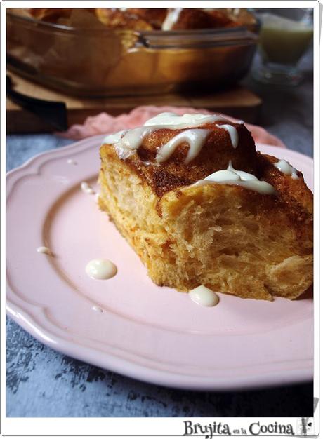 Rollos de canela y zanahoria