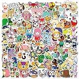Pegatinas de Juego Animal Crossing 100 Piezas para computadora portátil, Parachoques, Botellas de Agua, computadora, teléfono, Casco, Adolescentes, niñas, niños y Adultos