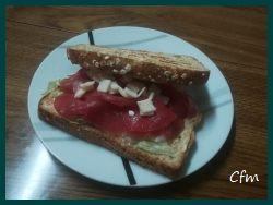 Sandwich de carpaccio