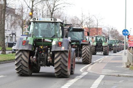 Agricultores alemanes, polacos y checos protestan contra la política agrícola de la UE