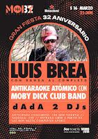 Concierto de Luis Brea en Moby Dick Club por su XXXII aniversario