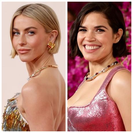 America Ferrara maquillaje oscars 2024 Los Looks de los Oscars 2024: los mejores looks de belleza y peinados.