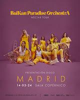 Concierto de Balkan Paradise Orchestra en Sala Copérnico