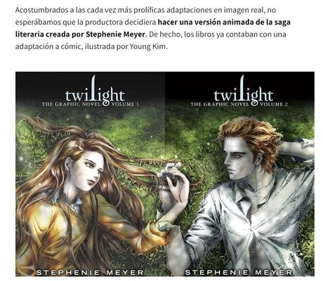'Twilight', volverá con sus vampiros pero como serie de animación