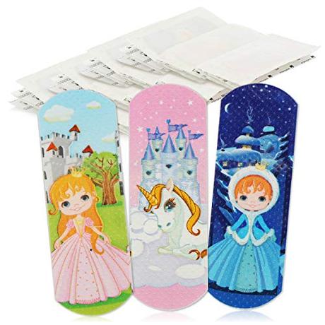 El Mejor 10 tiritas infantiles de 2024: La Elección de los Especialistas com-four® 40x Tiritas repelentes al Agua para niños - Tiras de Yeso de Colores para niños - Juego de tiritas con Motivos de Princesas y Unicornios (Princesa)