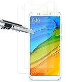 THILIVE [2 Unidades] Protector de Pantalla para Xiaomi Redmi 5 Plus, Vidrio Cristal Templado 9H Dureza,2.5D Touch,HD-display,Anti-Huellas,Anti-Burbujas