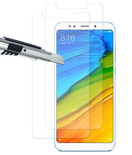 THILIVE [2 Unidades] Protector de Pantalla para Xiaomi Redmi 5 Plus, Vidrio Cristal Templado 9H Dureza,2.5D Touch,HD-display,Anti-Huellas,Anti-Burbujas