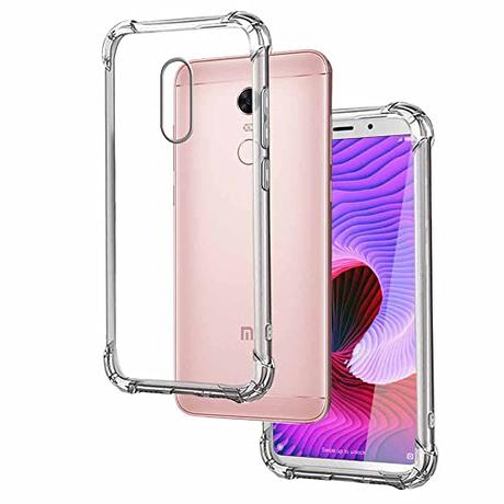 Funda Anti-Shock Gel Transparente para XIAOMI REDMI 5 Plus, Ultra Fina 0,33mm, Esquinas Reforzadas, Silicona TPU de Alta Resistencia y Flexibilidad