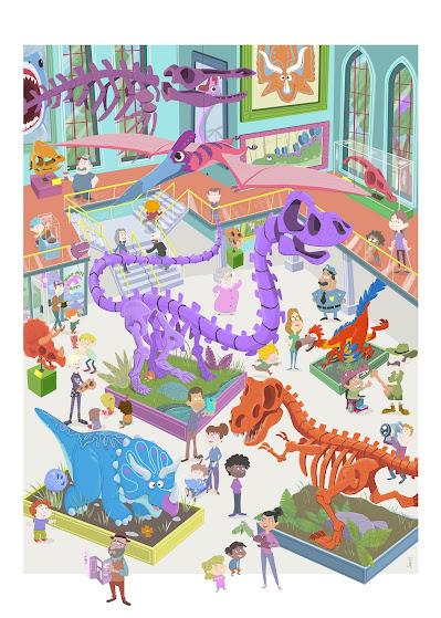 Unas cuantas ilustraciones dinosaurianas... (LXXXIX)