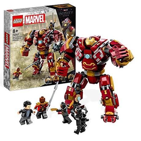 LEGO Marvel Hulkbuster: Batalla de Wakanda, Juguete de Vengadores para Construir, Regalo para Niños y Niñas de 8 Años, Figura de Acción, Mini Figura Bruce Banner, Película Infinity War 76247