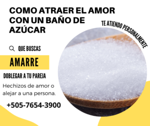 Como atraer el amor con un baño de Azúcar