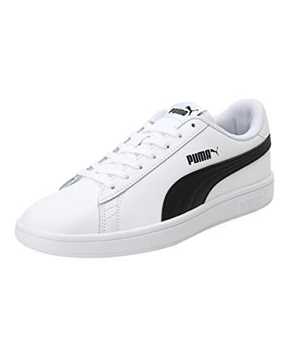 PUMA Smash V2 L, Zapatillas de Deporte Unisex adulto, Puma White Puma Black, 43 EU