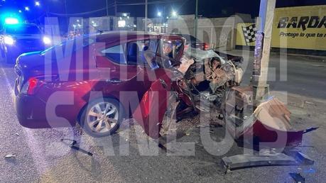 Accidente en carretera Rioverde a la altura de los Gómez deja dos personas gravemente heridas