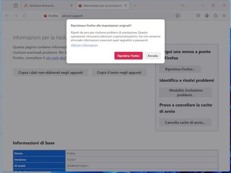 Cómo restablecer Firefox
