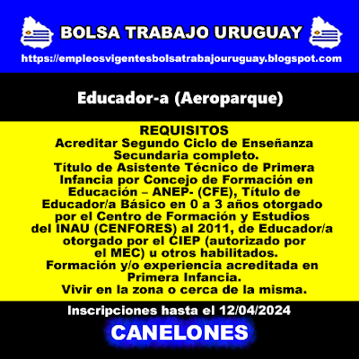 Educador-a (Aeroparque)