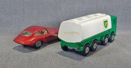 Jaguar E Type y Leyland tanque cisterna piezas #32 de Matchbox