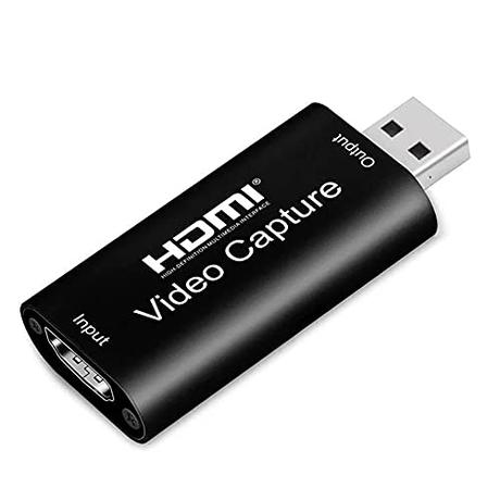 yummici Capturadora De Video, 4K HDMI a USB 3.0 Vídeo Game Capture 1080P 60FPS, Transmisión en Vivo para Juegos, Enseñanza, Videoconferencia