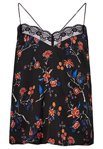 SUPERDRY Studios Satin Cami W6011480A Rinko Black Print 8 Mujer