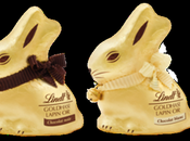 Gold bunny vuelve lindt para celebrar pascua