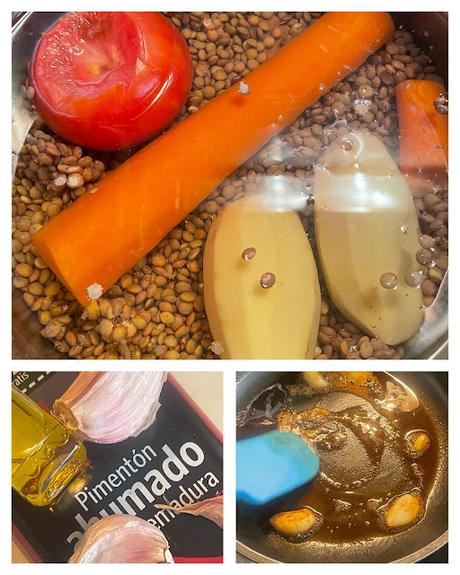 🍲 Recetas: Lentejas + Crema de Zanahoria 🍲