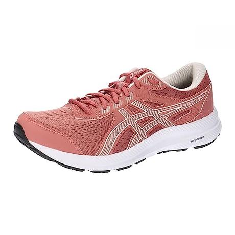 Asics Gel-Contend 8, Running Shoe Mujer, Light Garnet/Pure Aqua, 40.5 EU