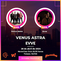Concierto de Venus Astra y Evve en Sala Maravillas Club
