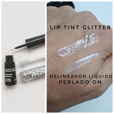natura fases lip tint glitter labial perlado on swatches precio opiniones como queda argentina