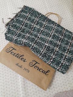 FALDA DE CUADROS VERDES