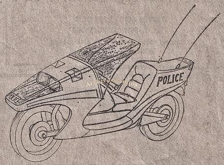 Prototipo de motocicleta de Trevor Innes del año 1982 Prototipo de motocicleta de Trevor Innes del año 1982