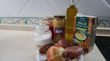 ingredientes garbanzos chorizo patatas receta mambo