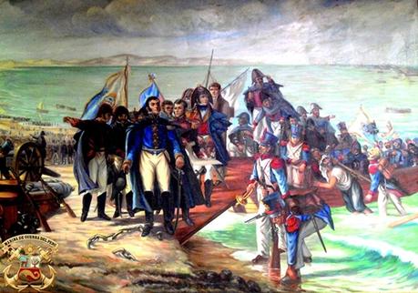 Desembarco carlista en San Carlos de la Rápita en 1860