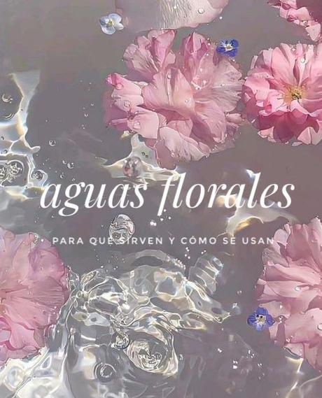 Agua de rosas jazmín malva manzanilla