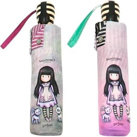 Santoro-Gorjuss Paraguas plegable automático Tall Tails rosa